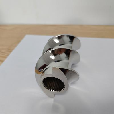 China Partes de extrusoras de tornillo gemelo personalizadas Elementos de tornillo gemelo Bloque de malla 600 rpm en venta