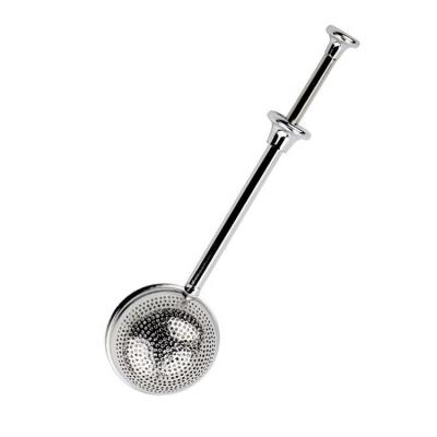 China Sustainable Tea Accessory Can Be Recycled 304 Stainless Steel Tea Ball Filter Cartoon Syringe Shape Tea Strainer for sale