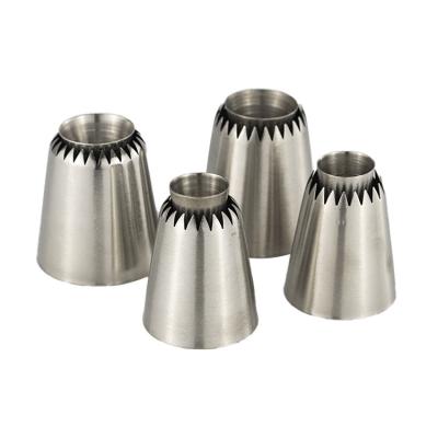 China Mordern Hardening Accessories 304 Stainless Steel Cake Mold Baking Cake Decorating Icing Pastry Piping Nozzle Tip for sale