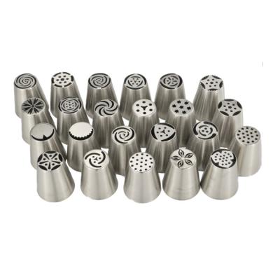 China Mordern Baking Accessories 304 Stainless Steel Cake Decorating Supplies Pastry Piping Nozzle Tips for sale