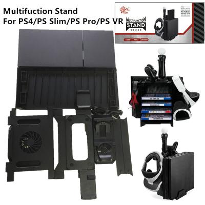 China Multifuction Cooling Fan Stand Game Disc Storage Stand Bracket for PS4&PS4 VR for sale