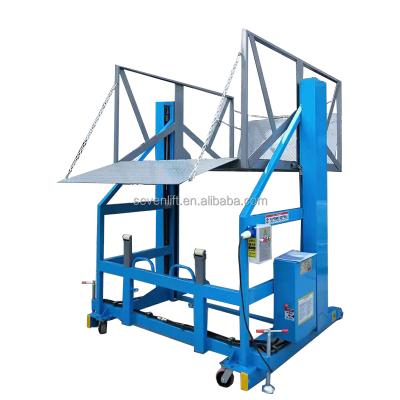 China Low Noise Yard Ramp Factory Wholesale 2 Ton Mobile Container Truck Loading Unloading Equipment Hydraulic Lift Platform for sale