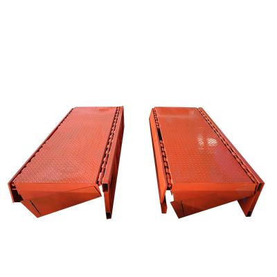 China Building Material Shops 6 Ton Adjustable Hydraulic Stationary Dock Leveling Steel Leveler Platform Loading Ramp for sale