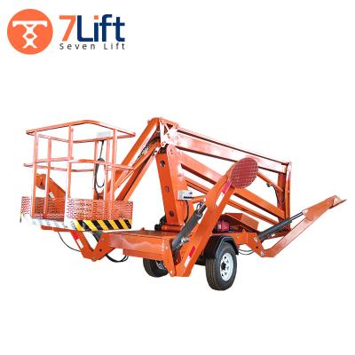 China Platform 360 Man Telescopic Boom Construction Platform Rotation CE China Hydraulic Work Lift for sale