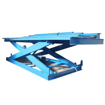 China Homemade garage hydraulic scissor car garage low noise and low price 3000kg 2m parking rotating car lift table second hand car lift for truck workshop for sale