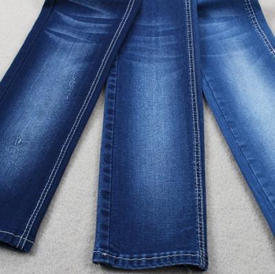 China Hot Selling TWILL Light Weight Cotton / Polyester / Spandex Denim Fabric For Women Jeans for sale