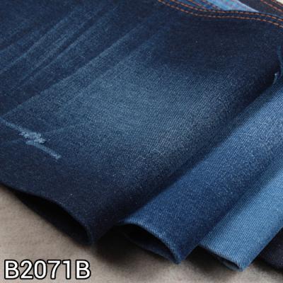 China Shrink-Resistant Cheap Price Traditional Indigo Recycled Denim Fabric for sale