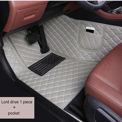 China Protect the neck supplier of high quality leather custom type car floor mats factory production fashion compound car mats for sale