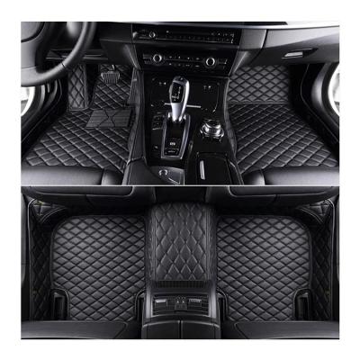 China Protect Neck Quality Waterproof Vehicle Floor Mats Car Mats Luxury Leather Mat for sale