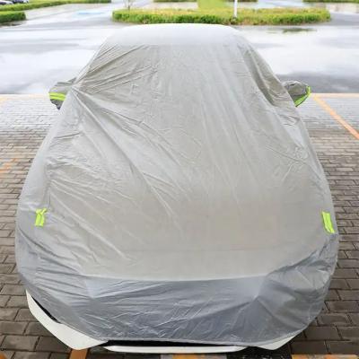 China Universal Car Anti Sunlight Cover Sunscreen Sunscreen Waterproof Snowproof All Weather Scratch Resistant With Cotton for sale