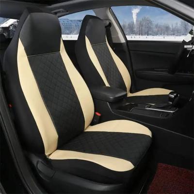 China Protect Original Seats Front Car Seat Covers Bucket High Back Auto Seat Covers For Cars Trucks Jeep SUV Pickup Car Seat Covers for sale