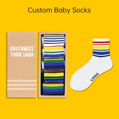 China Custom Logo Cotton Ribbed White Newborn Knee High Toddlers Boy Girl Sports QUICK DRY QUICK DRY Lace Up 3D Ruffle Christmas Slouch Anti Slip Baby Socks for sale