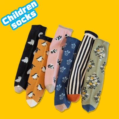 China Wholesale QUICK DRY QUICK DRY Korean Straight Teenage Girl Straight Korean Teenage Cartoon Tube Socks Embroidery Jacquard Jacquard Animal Boy for sale