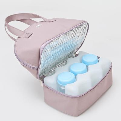 China Lanbing Single Breast Backpack Single Pack Mum Refrigerated Cool-Keep Storage Portable Ice Pack Milk Pump Cocomelon Diaper Bag for sale