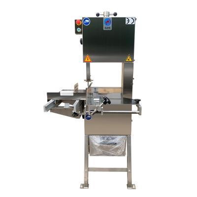 China Hotels Automatic Meat Bone Saw Cutting Machine Professional Frozen Fish Portion Slicer Automatic Frozen Meat Saw for sale