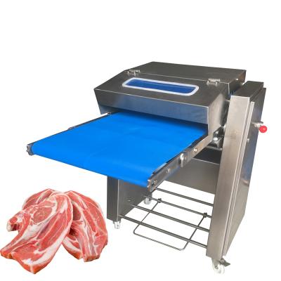 China Full Automatic Hotels Stainless Steel Meat Processing Pork Peeler Meat Skinning Machine Chicken Duck Neck Peeler for sale