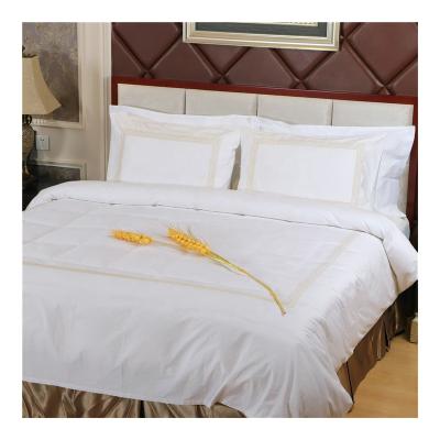 China Nondisposable Luxury Customized 300T Embroidery Single Bedding Sets 100% Cotton Luxury Bedding Sets for sale