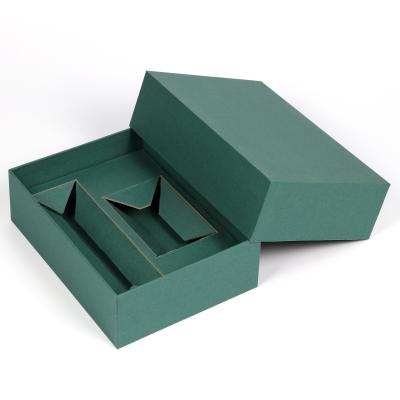 China Biodegradable Classic Cardboard Art Paper Skin Care Box Packaging Gift Box With Quenching Cardboard Insert for sale