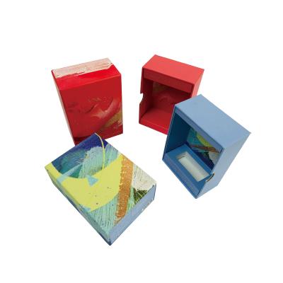 China Recycled Materials Skin Care Packaging Box Custom Cosmetic Slip Box Package With Paper Insert for sale