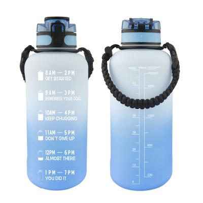 China Custom Tritan Water Bottle 2L64oz Amazon Sustainable Success Sports Water Bottle For Outdoor Gym BPA Free for sale