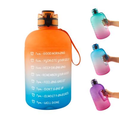 China Amazon Success Water Bottles 1Gallon 3.78L 128oz Sport Stocked Water Jug BPA Free Tritan For Gym for sale