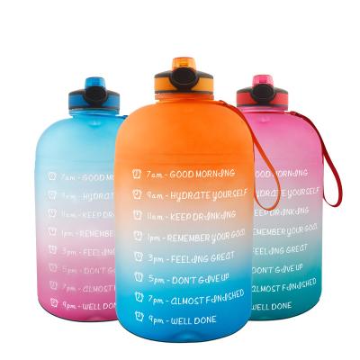 China Time Viable Water Bottle 1L 32oz With Time Brand PA Free Motivational Sports Water Bottle For Gym Out Door for sale