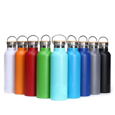 China PORTABLE 600ML 304 Stainless Steel Water Bottle Vacuum Flasks Insulated Sports With Lid Handle BPA Free 17OZ 20OZ for sale