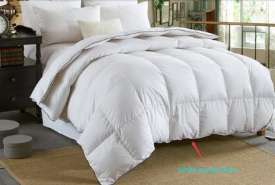 China Home Organic White Goose Down Comforter , Organic Goose Down Comforter Insert for sale