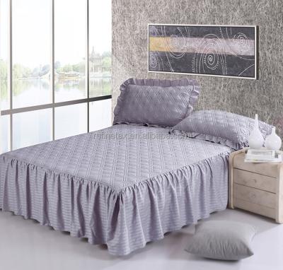 China Non-Toxic Bed Skirt Sets, Quilted Queen Bed Skirt, Hotel Fitted Bed Skirt for sale