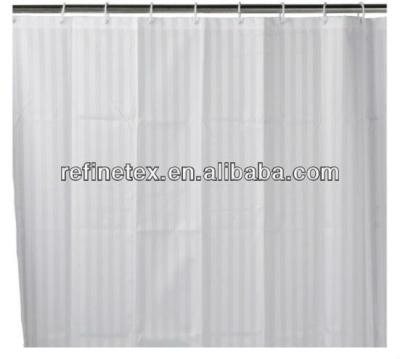 China White shower curtain isolated for sale