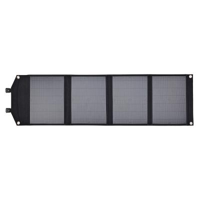 China Cell Phones Solar Panel Charging 60W Mono Portable Foldable Solar Charger For RV Camping for sale