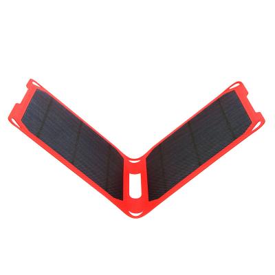 China Charging all kinds of smartphones waterproof 10W ETFE Portable MONO Foldable Solar Mobile Phone Charger for Cell Phone Solar Panel Bag for sale