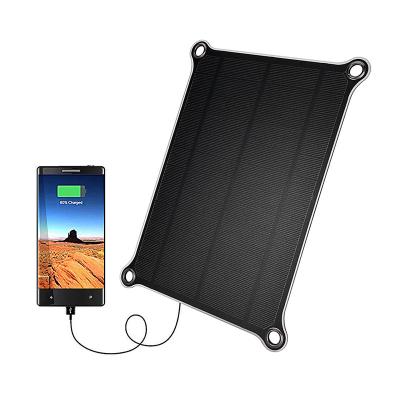 China Small Durable Smartphones Batteries 6W Solar Panel Monocrystalline Solar Dual Usb Charging Portable Charger For Smart Phones for sale