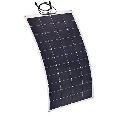 China Charging All Kinds of Genuine Maxeon Solar Cells Sunpower Solar Cells 12V Solar Panel 150W Semi Flexible Thin Mono Panel Waterproof Small for sale