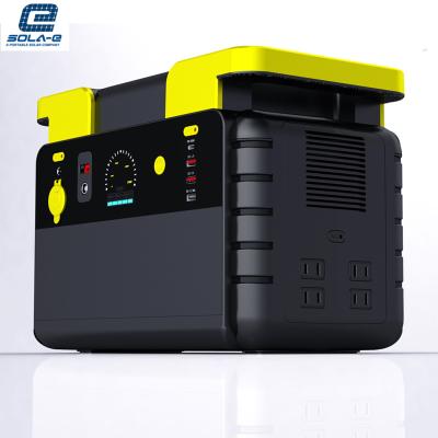 China Power Station Kit 600W Wireless Solar Panel Charging Outdoor Portable Solar Power Generator for Outdoor Camping for sale