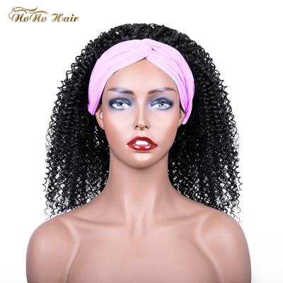 China Wholesale Good Quality Curly Curly Hair Band Wigs Curly Wig Headband Wigs For Black Woman for sale