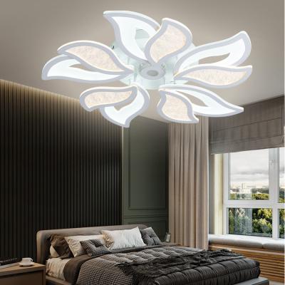 China Factory Price Wholesale Beautiful 2022 Lovely Leaf Shape Modern Led Ceiling Lamp For Home Decor for sale