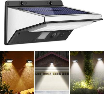 China Solar Powered Waterproof Outdoor Garden Sensor Lamp Yard Fence Solar LED Gate Pillar Light For Garden for sale