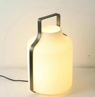 China Modern milk bottle night table light bedroom bedside dormitory decoration atmosphere light girl table lamp for sale