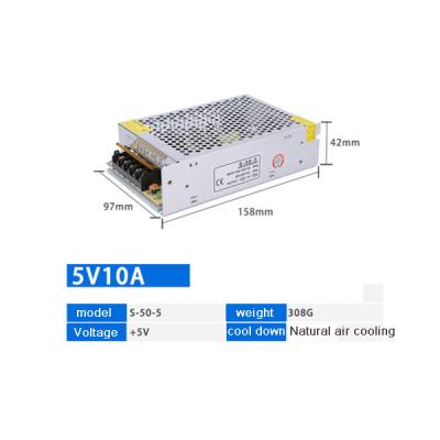 China SHUYI S-50-5 (large) 5v 10A power transformation changeover power supply for sale