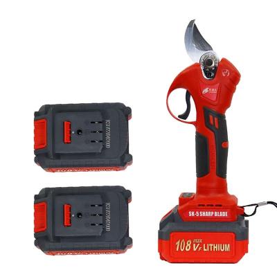 China Anti-Slip Handle Cordless Rechargeable Branch Cutters Electric Shears With Battery Connector for sale