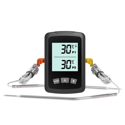 China Dual-Probe Goldgood Dual Probe Smart Meat Thermometer Grill Meat Thermometer for sale