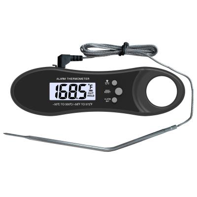 China Kitchen Thermometers 2021 Newly Designed Dual Probe BBQ Smoker Grill Thermometers and Waterproof Meat Thermometer for sale