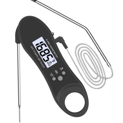 China Kitchen Thermometers High Accuracy Meat Thermometer Dual Probe Electric Digital Waterproof Cooking Thermometer for sale