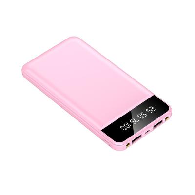 China Support 6000mAh Fast Charging Phone Power Slim Pocket Charger With Flashlight Fast Charging With Different Colors for sale