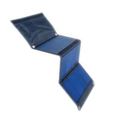 China Waterproof Solar Power Sunpower Solar Panel 21W Folding Bags Solar Panels Charging Solar Panels For Outdoor Camping Charging for sale