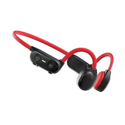 China Wholesales Osteoconduction Bone Conduction Headsets Wireless Fuzzy Tooth Linked Red Bone Conduction Headsets For Sports for sale