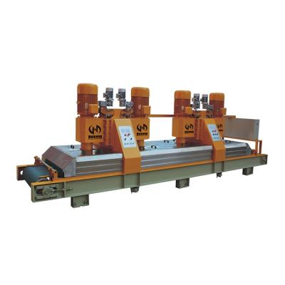 China Manufacturing Plant Four Head Calibrating Granite Grind Marble Stone Cutting And Polish Machine Price for sale