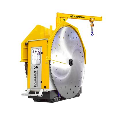 China Manufacturing Plant Factory Direct Sales Cutter Double Blade Marble Block Quarry Stone Machine With Hydraulic System Mining for sale