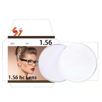 China danyang1.49 1.59 1.67 single vision hc 1.56 1.59 1.67 pc manufacturers cr39 nits opticos optics optical lenses 1.56hc optical lenses for sale